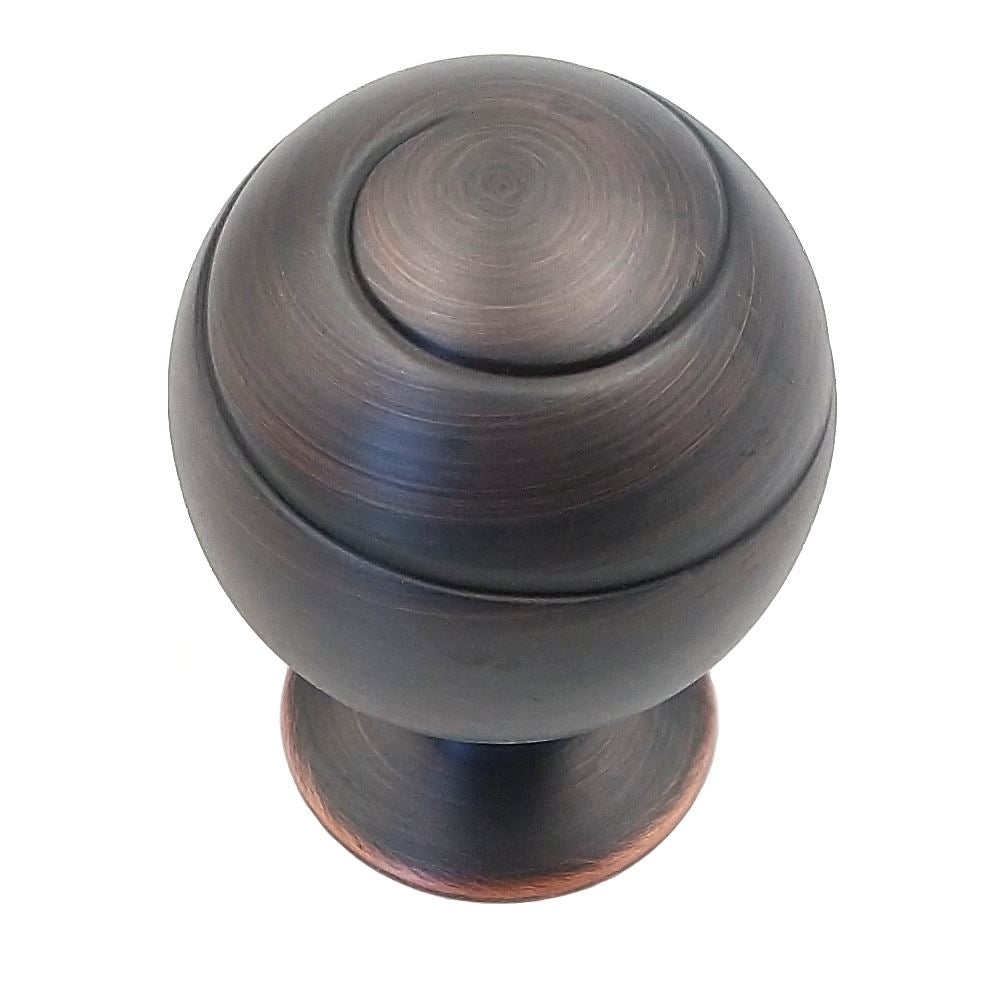 Amerock Swirl'Z Oil-Rubbed Bronze 1 9/16 in Round Cabinet Knob BP93382ORB