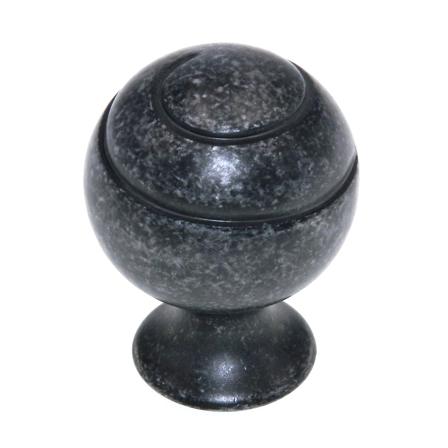 Amerock Swirl'Z Wrought Iron Dark 1 1/8" Round Ball Cabinet Knob BP9338-WID