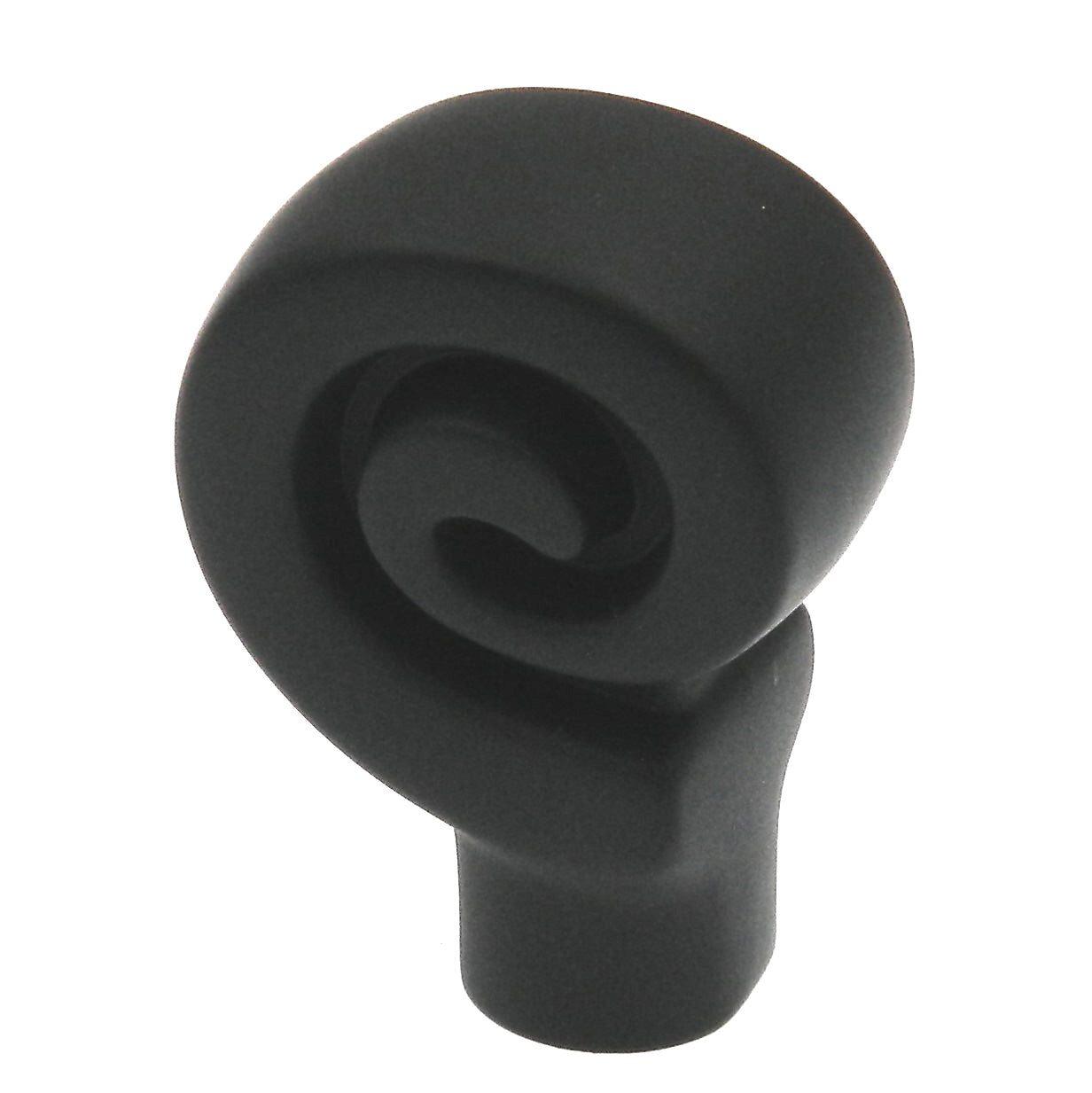 Amerock Swirl'Z Flat Black 1 1/8" Novelty Cabinet Pull Knob BP9339FB