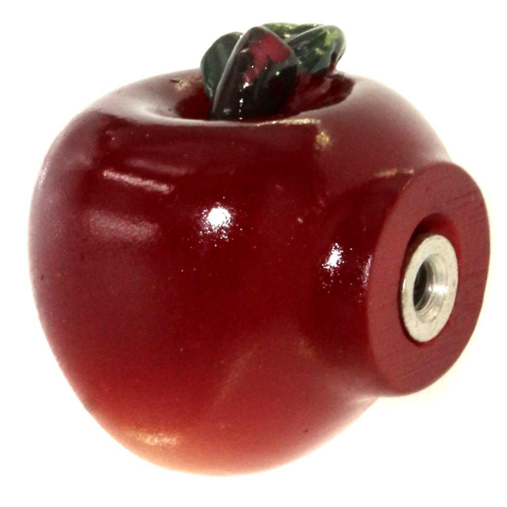 Amerock Fruit'Z Hand Painted Red Apple 1 3/8" Cabinet Knob BP9346-HP