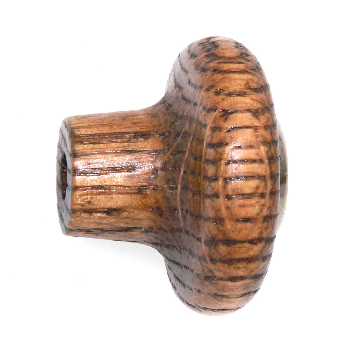 Amerock Finished Wood Burnished Brass 1 1/2" Round Cabinet Knob Pull BP934C-FWD