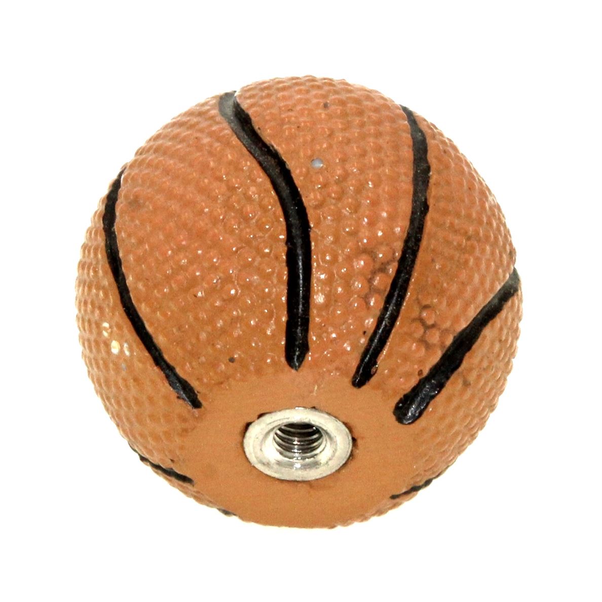 Amerock Sport'Z Hand Painted Orange Basketball 1 3/8" Cabinet Knob BP9350-HP