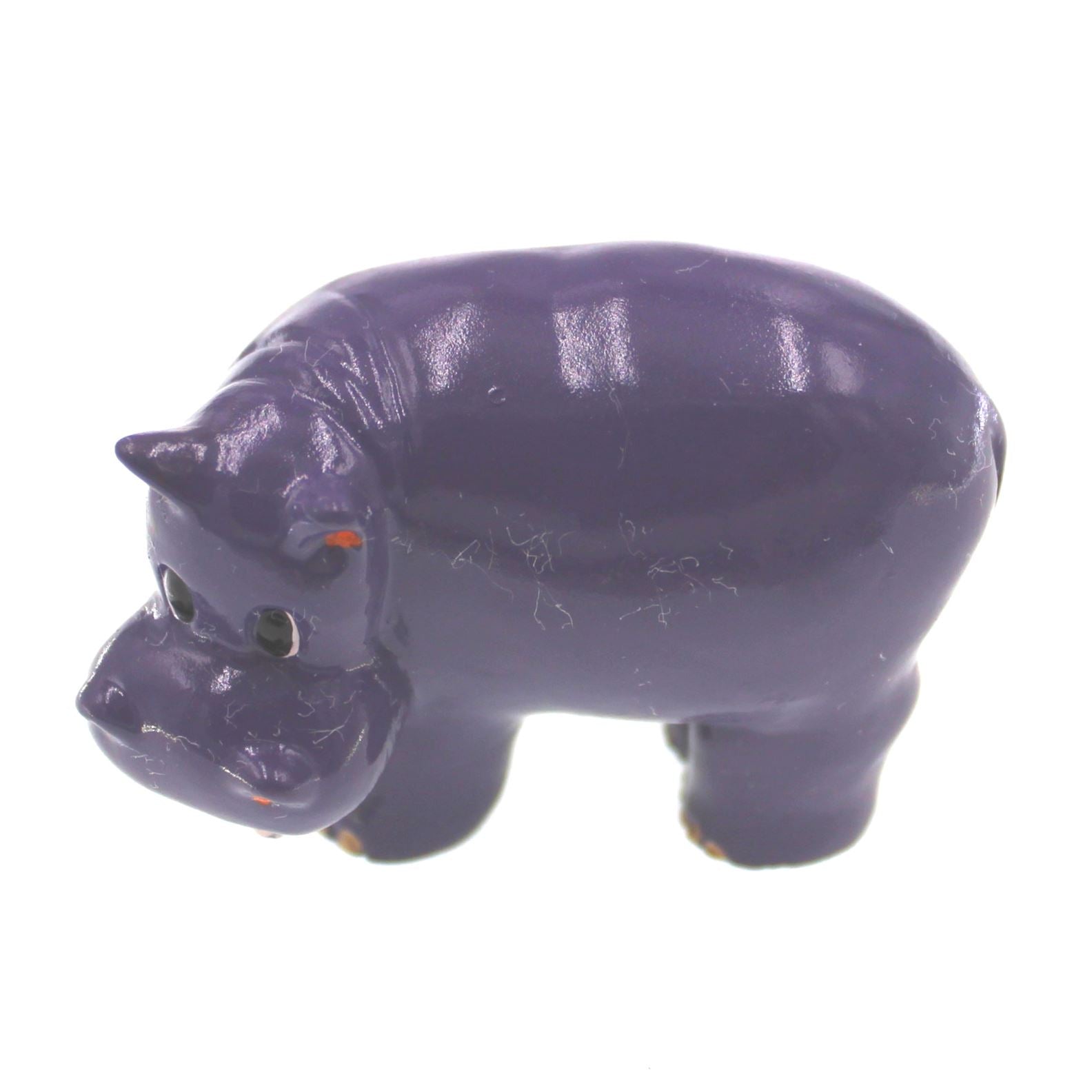 Amerock Kid'Z Hand Painted Violet 2 1/4" Hippo Cabinet Knob BP9354-HP