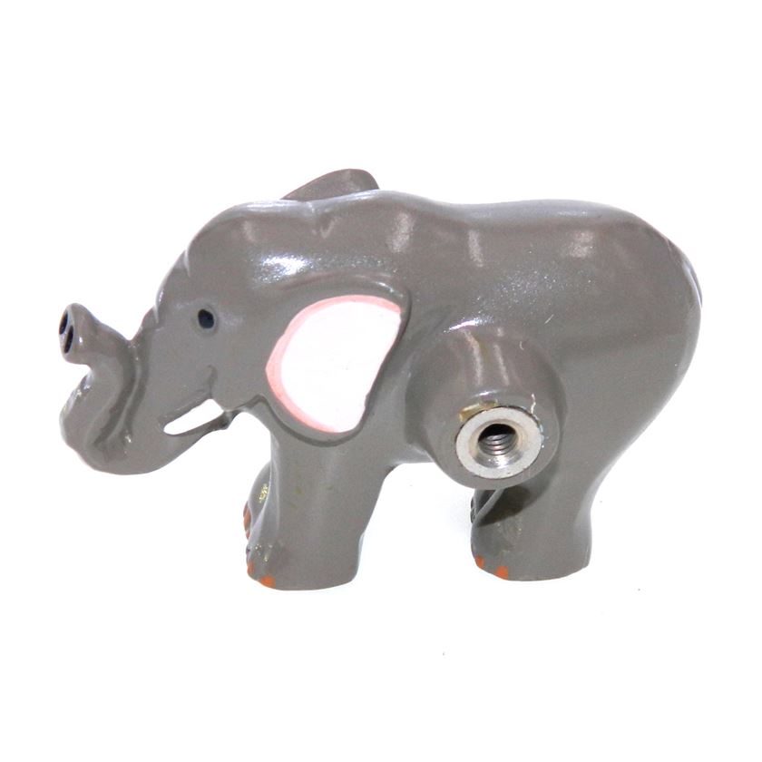 Amerock Kid'Z Hand Painted 2 1/2" Gray Elephant Cabinet Knob BP9369-HP