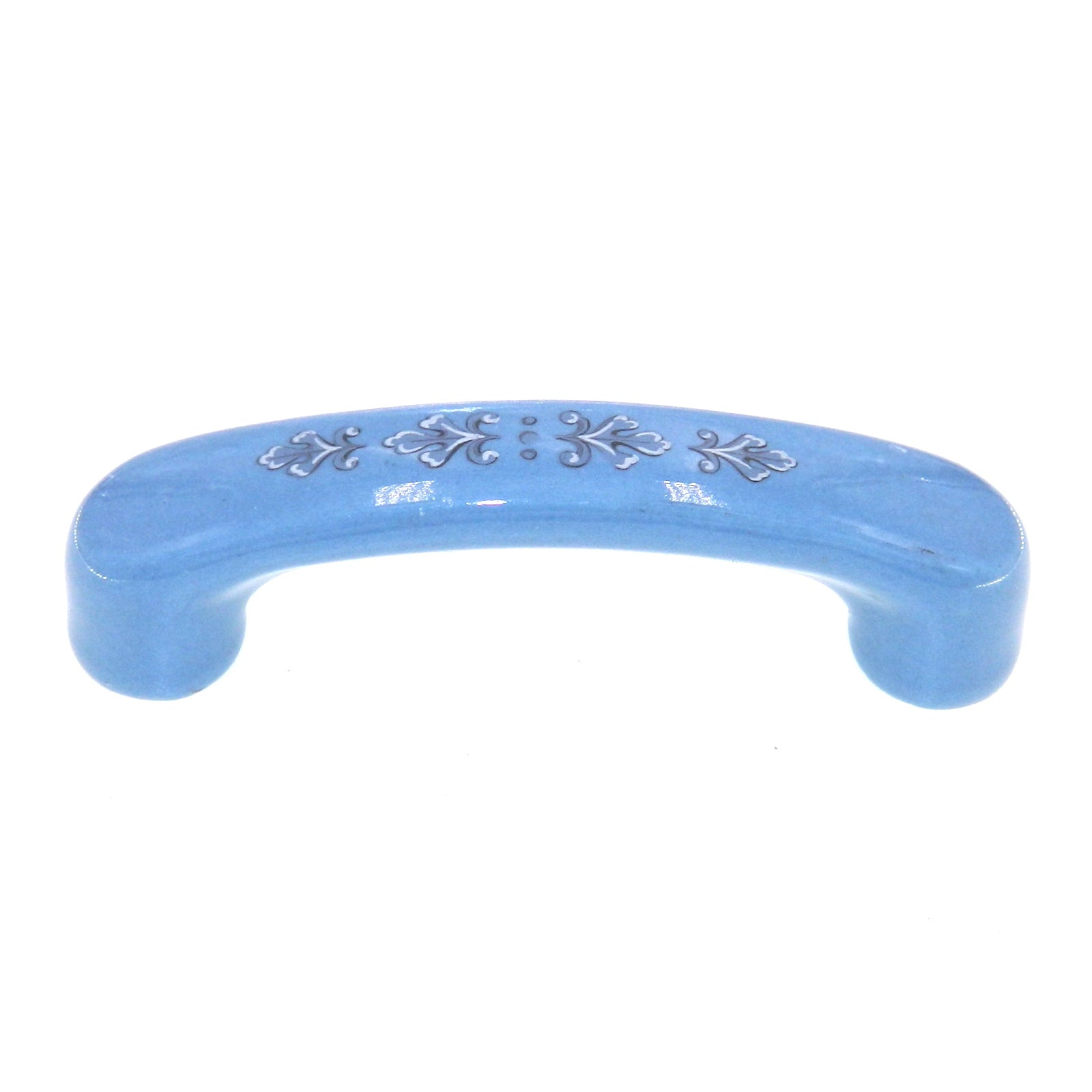 Amerock BP937-CB1 Vintage Blue Ceramic Cabinet Handle 3 Inch Centers 10 Pack