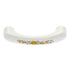 Amerock Hardware 3"cc Ceramic Cabinet Handle Pull in White, Yellow BP937-CW2