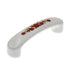 Amerock Hardware 3"cc Ceramic Cabinet Handle Pull in White, Red BP937-CW3