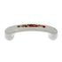 Amerock Hardware 3"cc Ceramic Cabinet Handle Pull in White, Red BP937-CW3