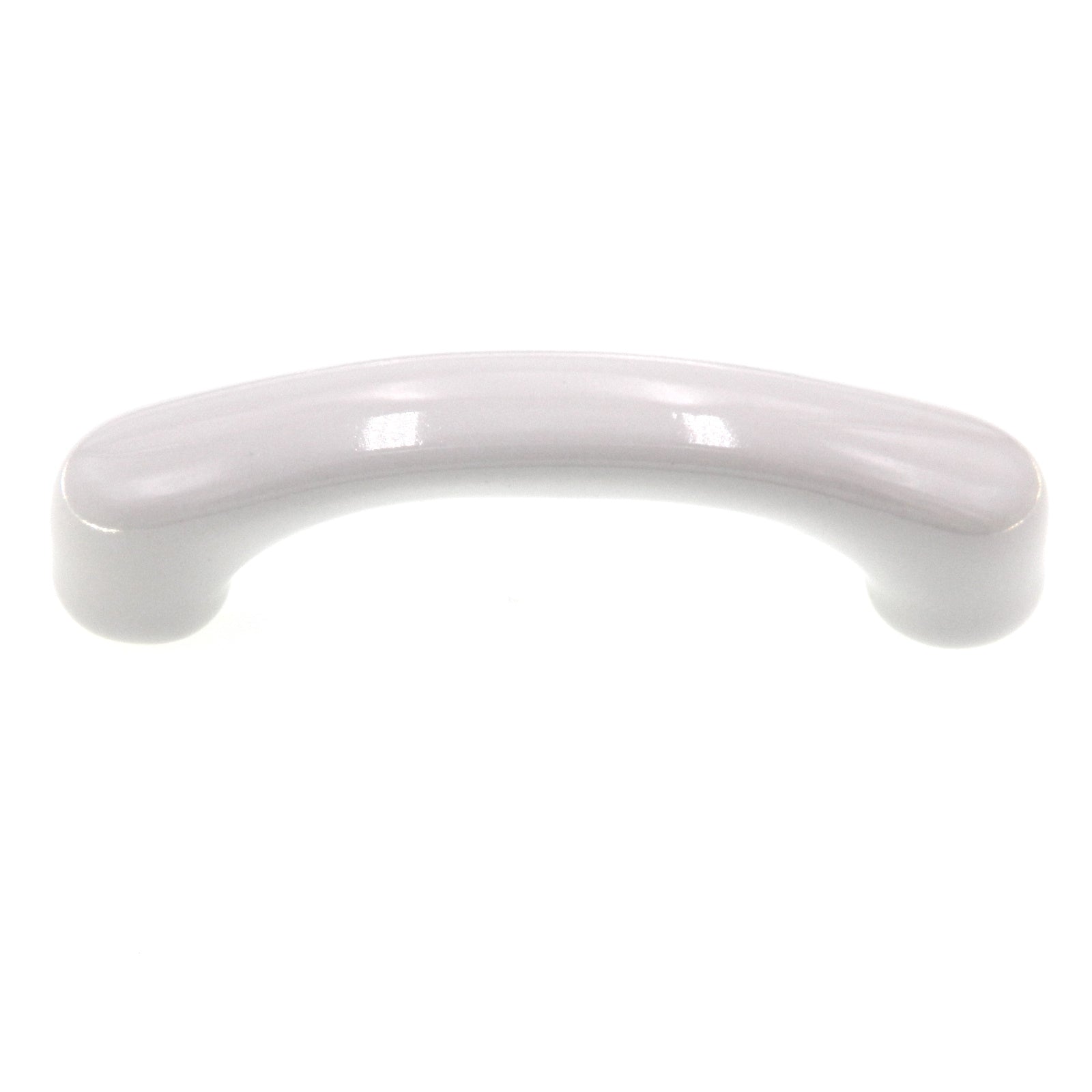 Vintage Amerock Ceramics White 3" Ctr. Arch Pull Cabinet Handle BP937-W