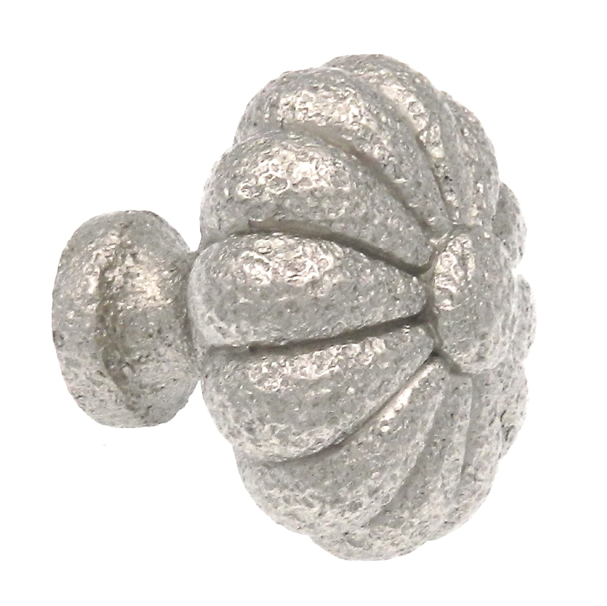 Ancient Treasures Rustic Hammered Floral Satin Chrome 1 1/2" Pull Knob C009SAT, 20 Pack