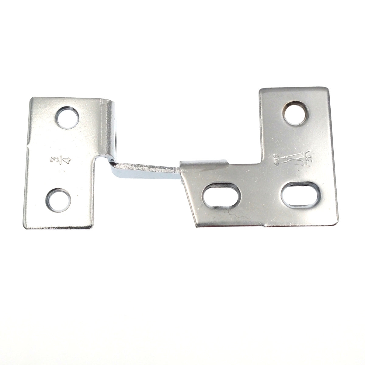 Pair of Washington Polished Chromium Knife-Pivot Pin Hinges,3/4" Partition Frame