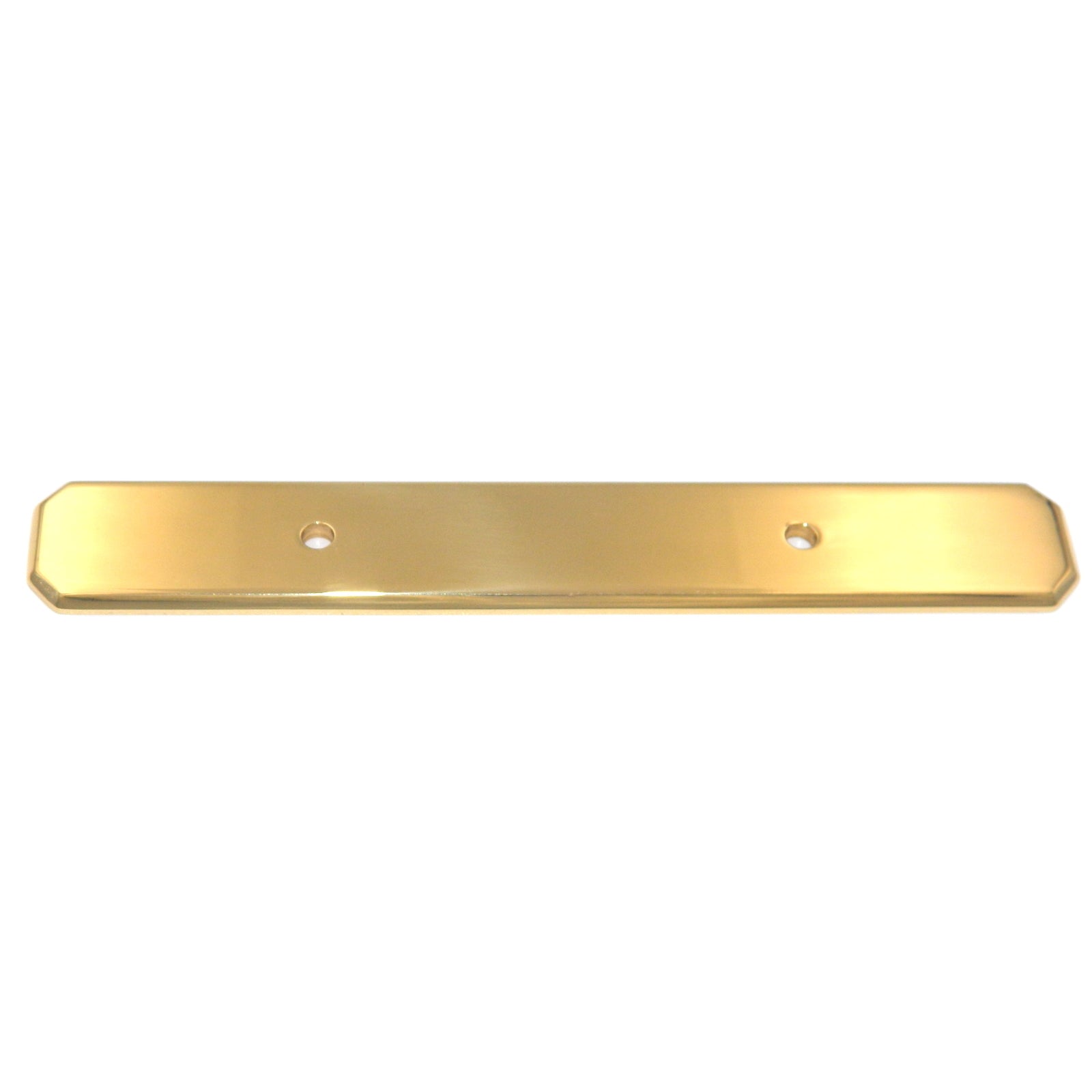 Belwith Keeler Polished Brass Solid Brass 3"cc Cabinet Pull Backplate C20