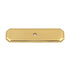 Belwith Hickory Keeler Polished Brass Solid Brass Rectangular Knob Backplate C26