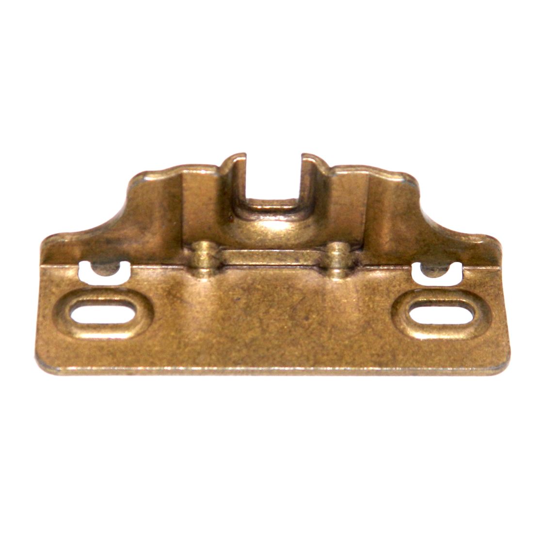 Amerock Brass 1/2" Overlay System 2000DA Cabinet Hinge Baseplate CM2006J-BB