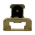 Single Demountable Flush Cabinet Door Hinge 3/8" Overlay Polished Brass CM8716-3