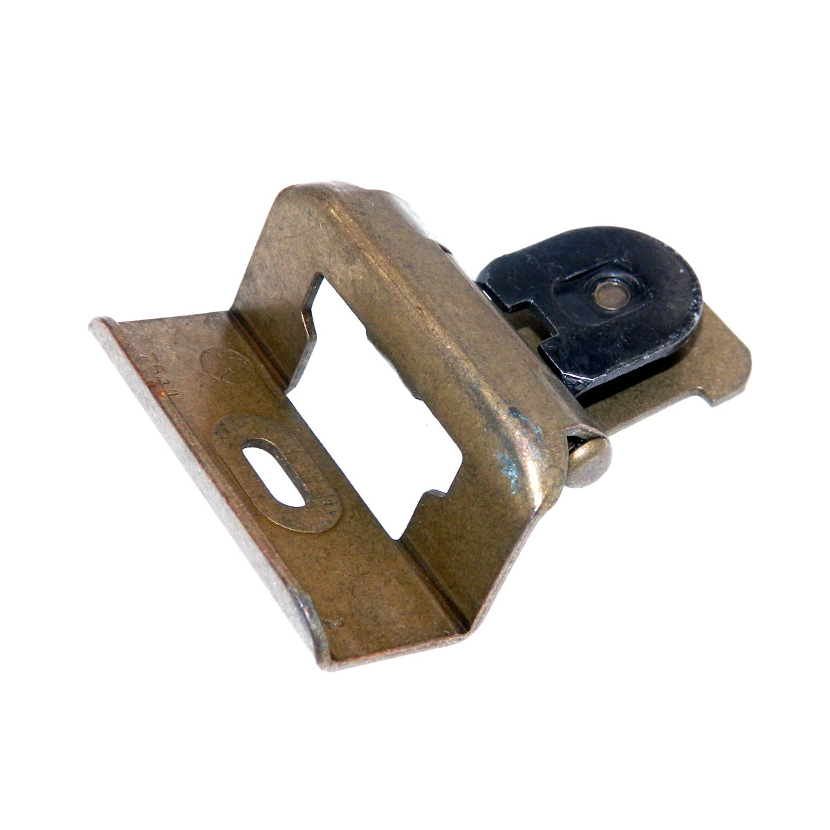 Single Demountable Cabinet Hinge 1/2" Overlay, Burnished Brass CM8718-BB