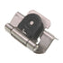 Single Demountable Cabinet Hinge 1/2" Overlay, Sterling Nickel CM8719-G9