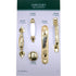 10 Pack Hickory Manor House P406-PB Polished Brass 1 1/4" Cabinet Knobs Pulls