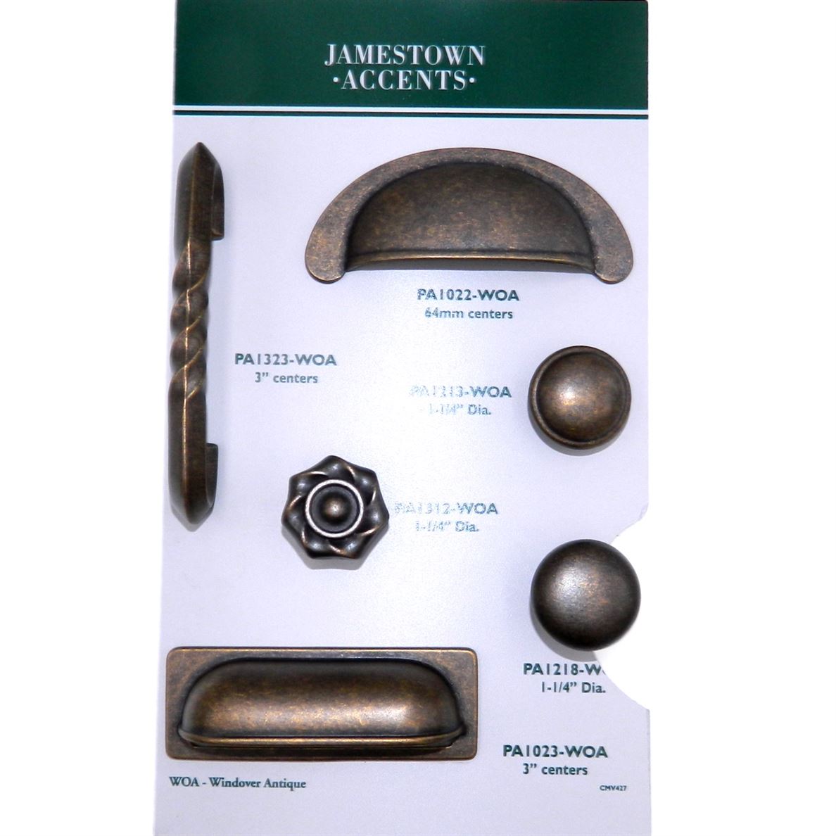 20 Pack Hickory Hardware Charleston Blacksmith Windover Antique 3"cc Handle Pulls PA1323-WOA