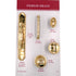 10 Pack Belwith Keeler Annapolis P16 Polished Brass 3"cc Solid Brass Cabinet Handle Pull