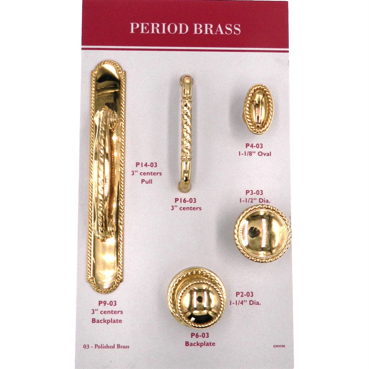 Belwith Keeler Annapolis P16 Polished Brass 3"cc Solid Brass Arch Cabinet Handle Pull