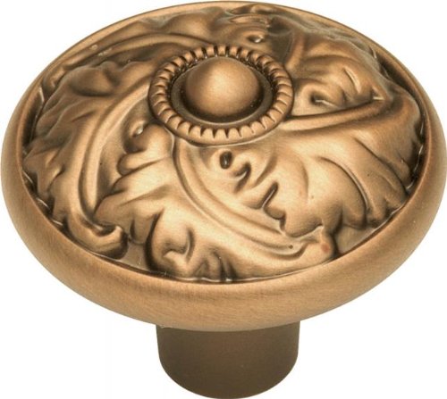 Belwith Keeler D2-15R Wellington Bronze 1 1/4" Cabinet Knob Pulls Acanthus