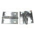 Lawrence Brothers 2" x 1 11/16" Riveted Pin Narrow Hinges 2 Pack D810S-ZN