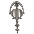 Warwick Classic Traditional Large Door Knocker, Satin Nickel DA3001SN