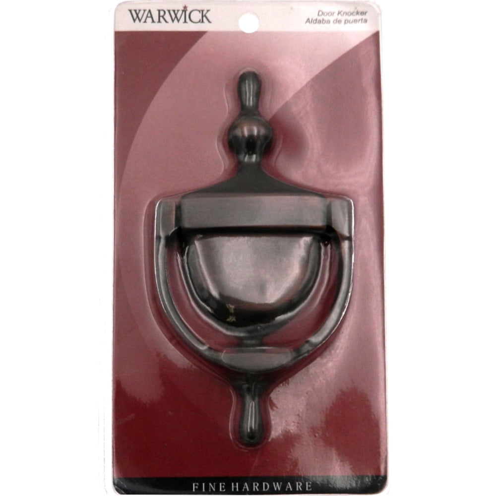 Warwick Classic Traditional Standard Door Knocker, Oil-Rubbed Bronze DA3002BZ