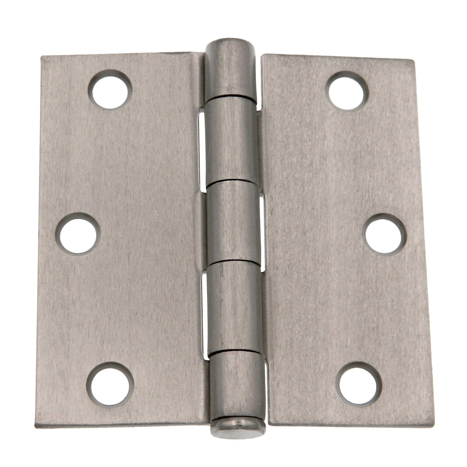 3 Pack Warwick 3" Door Hinge, Square Corner, Satin Nickel DA3011SN