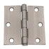 3 Pack Warwick 3" Door Hinge, Square Corner, Satin Nickel DA3011SN