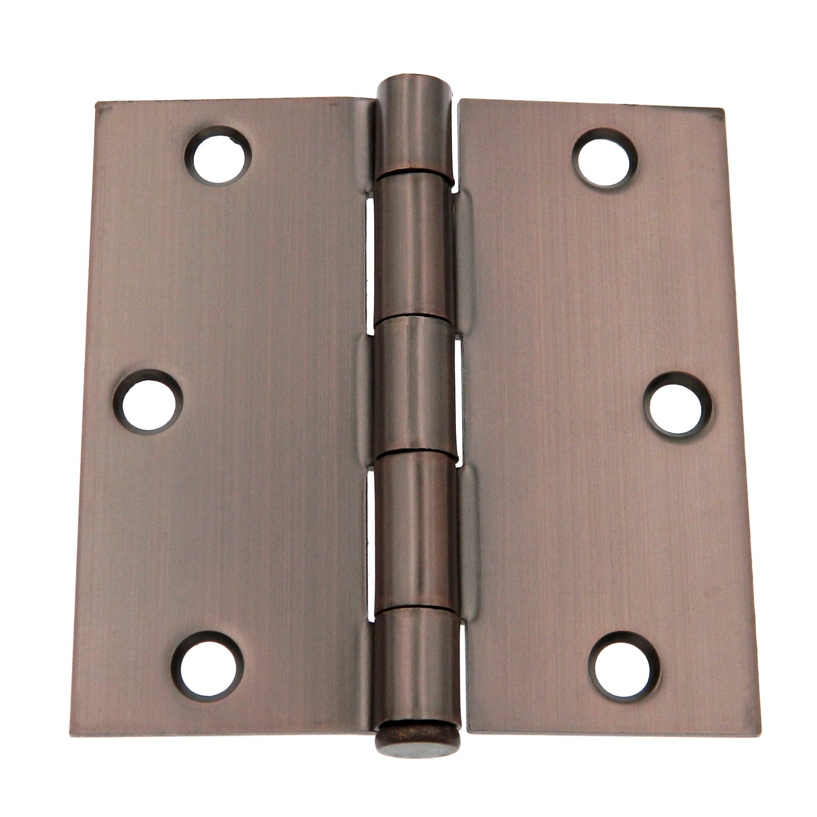 3 Pack Warwick 3 1/2" Door Hinge, Square Corner, Oil-Rubbed Bronze DA3013BZ