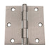 3 Pack Warwick 3 1/2" Door Hinge, Square Corner, Satin Nickel DA3013SN