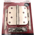 3 Pack Warwick 4" Door Hinge, 5/8" Radius Corner, Satin Nickel DA3014SN