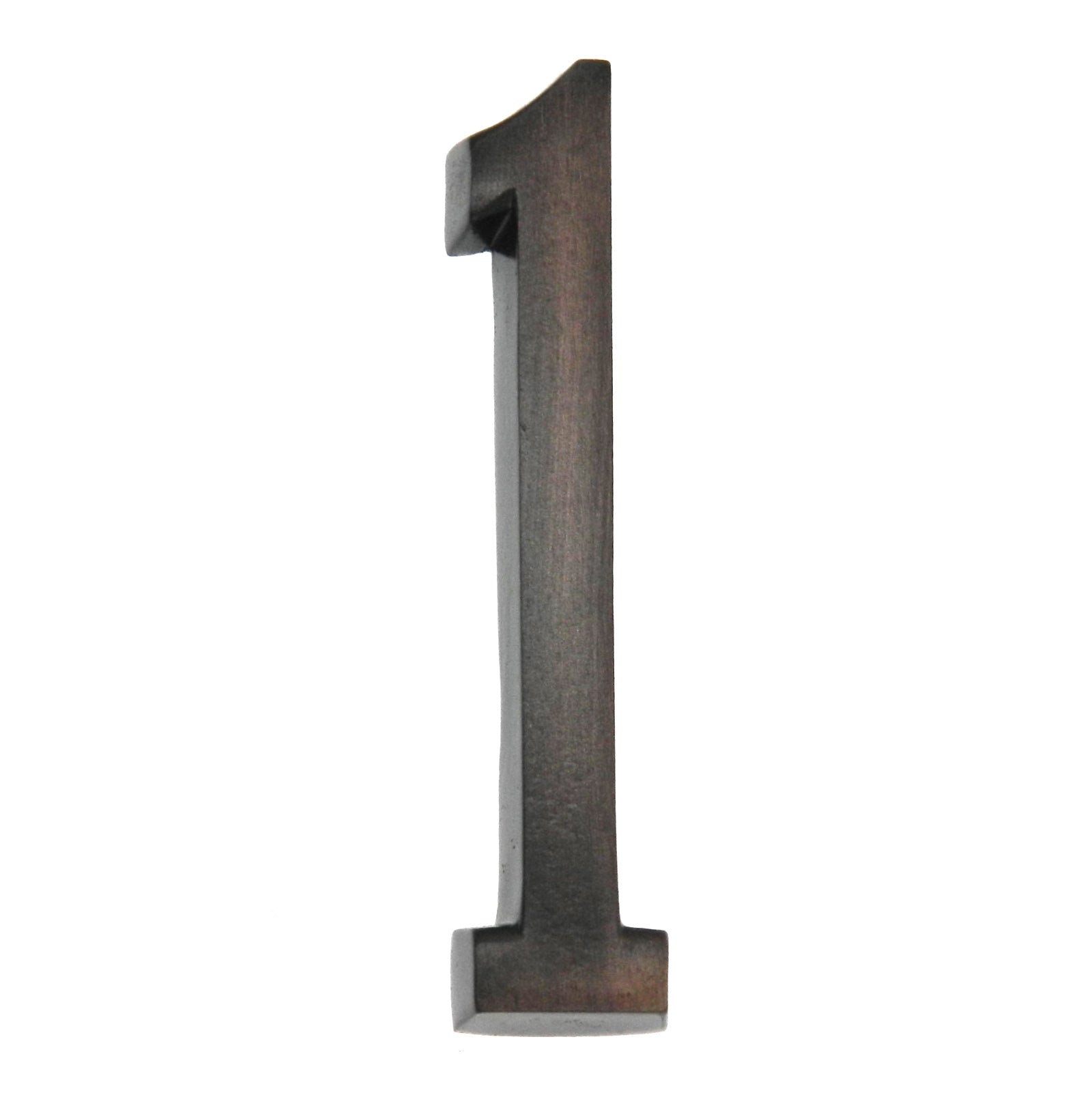 Warwick White Custom Arch House Number Plaques with Bronze Address Numbers