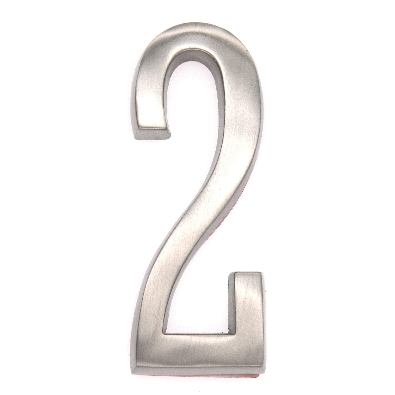 Warwick Custom Arch House Number Plaques with Satin Nickel Address Numbers