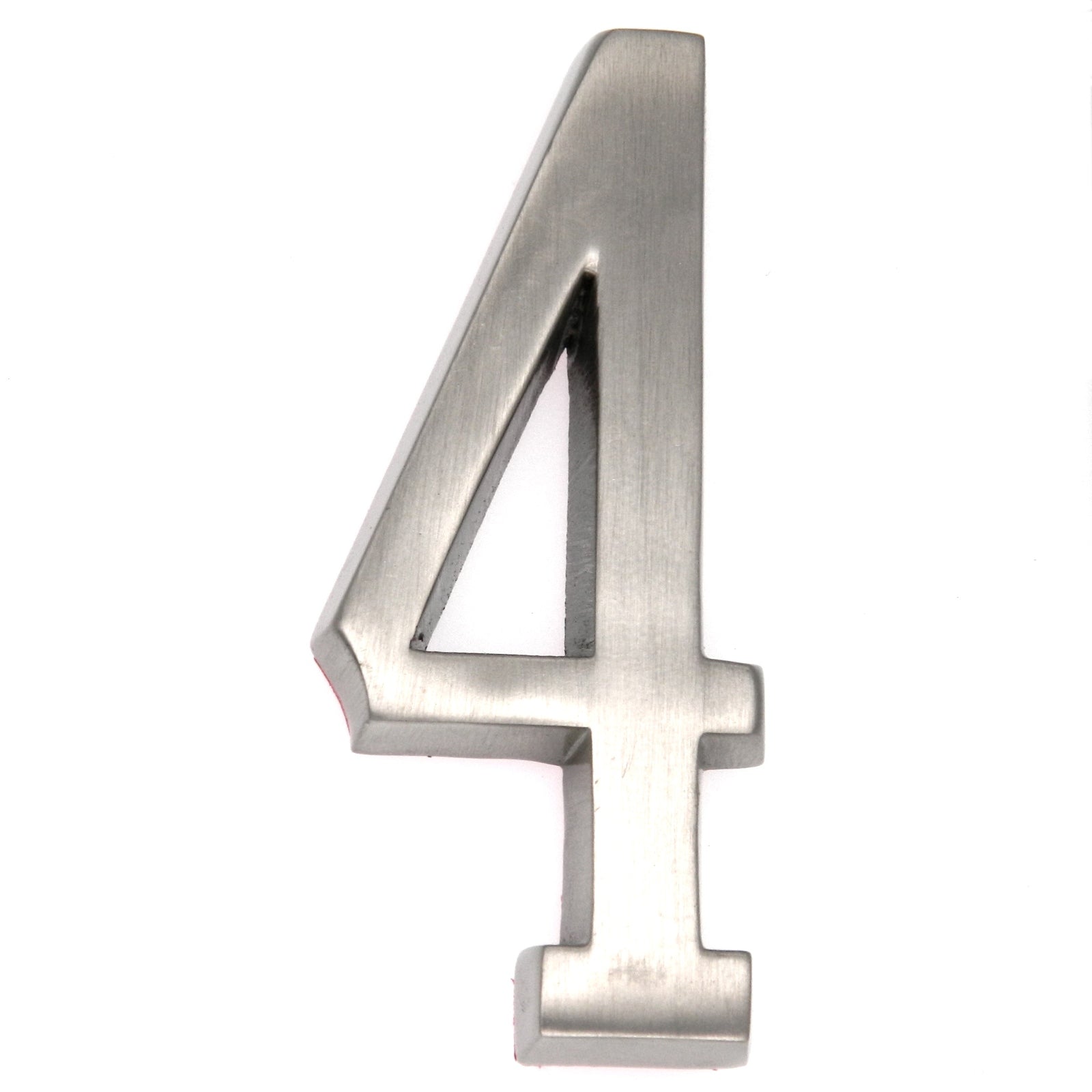 Warwick Custom Arch House Number Plaques with Satin Nickel Address Numbers