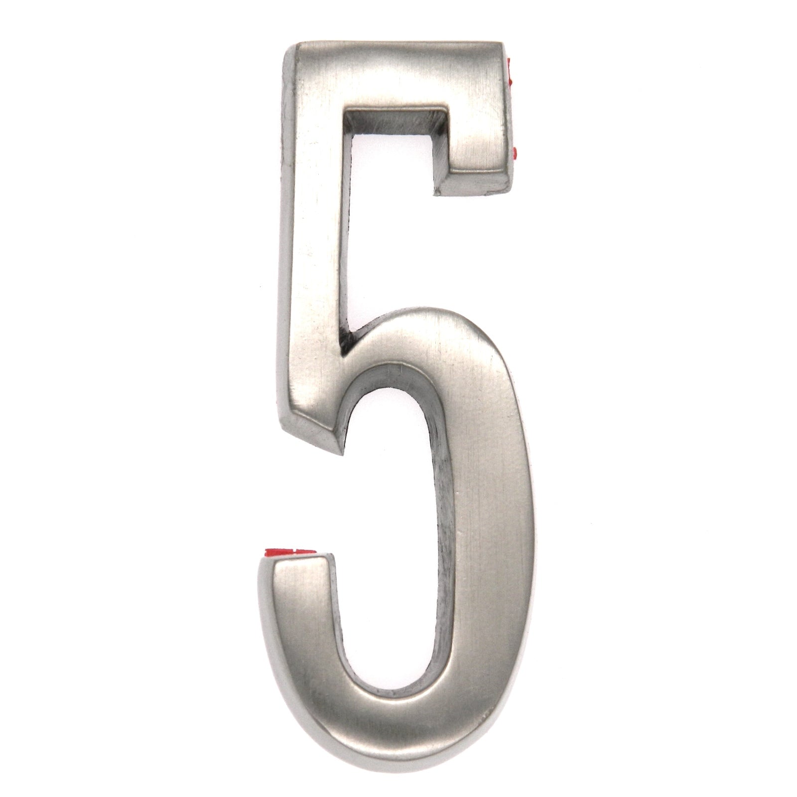 Warwick Custom Arch House Number Plaques with Satin Nickel Address Numbers