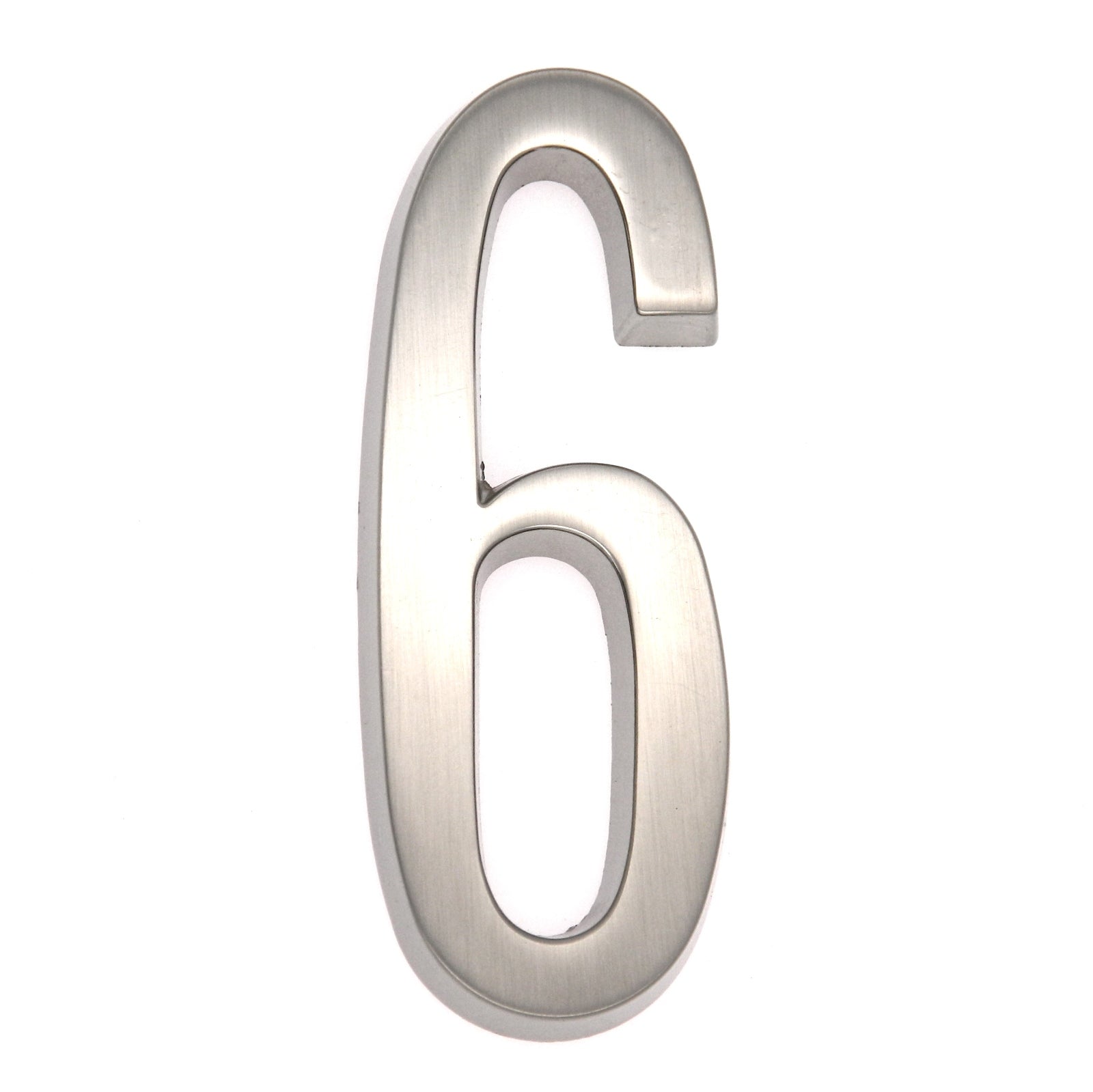 Warwick Custom Arch House Number Plaques with Satin Nickel Address Numbers