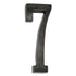 Warwick White Custom Arch House Number Plaques with Bronze Address Numbers