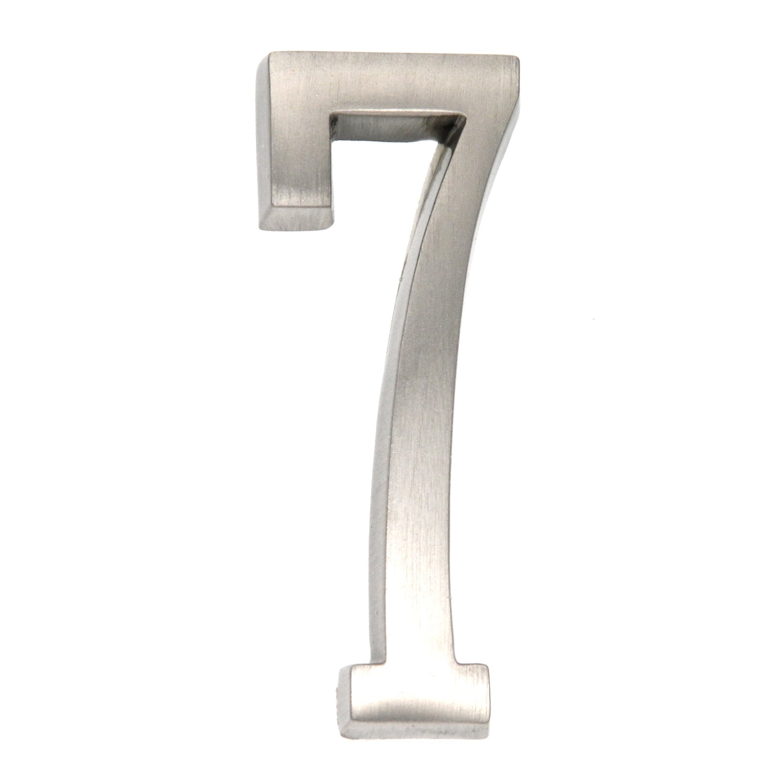 Warwick Custom Arch House Number Plaques with Satin Nickel Address Numbers