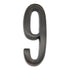 Warwick White Custom Arch House Number Plaques with Bronze Address Numbers