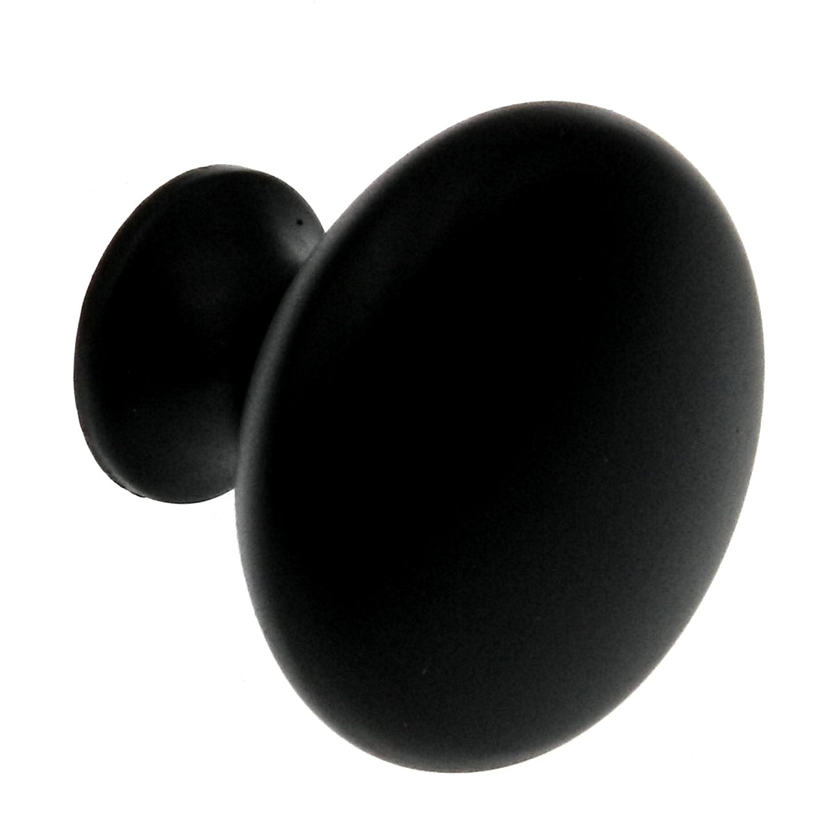 Warwick Contemporary Black 1 1/4" Solid Cabinet Knob Pull DH1001BL