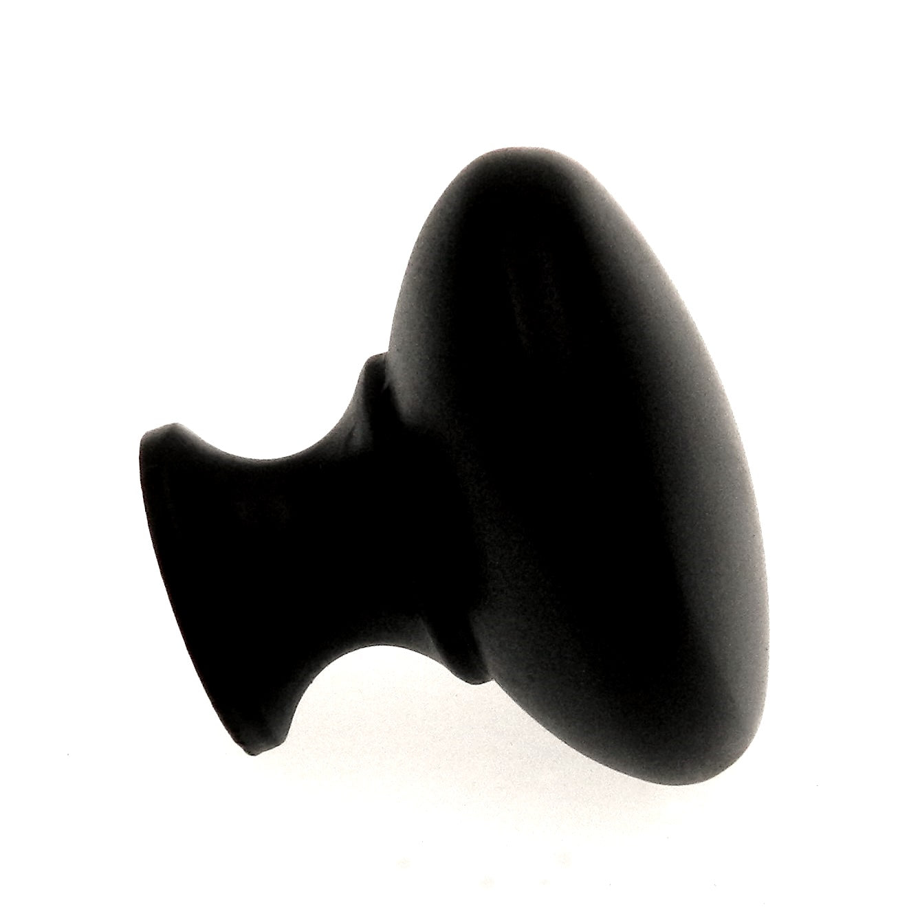 10 Pack Warwick Contemporary Black 1 1/4" Mushroom Cabinet Knob Pull DH1001BL