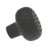 10 Pack Warwick Wrought Iron Black 1 1/4" Hammered Cabinet Knob Pull DH1003BL