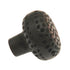 10 Pack Warwick Rustic Bronze 1 1/4" Hammered Round Cabinet Knob Pull DH1003BZ