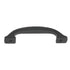 Warwick Rustic Wrought Iron Black 3"cc Hammered Cabinet Handle Pull DH1004BL