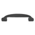 10 Pack Warwick Rustic Wrought Iron Black 3 3/4"cc Hammered Cabinet Handle DH1005BL