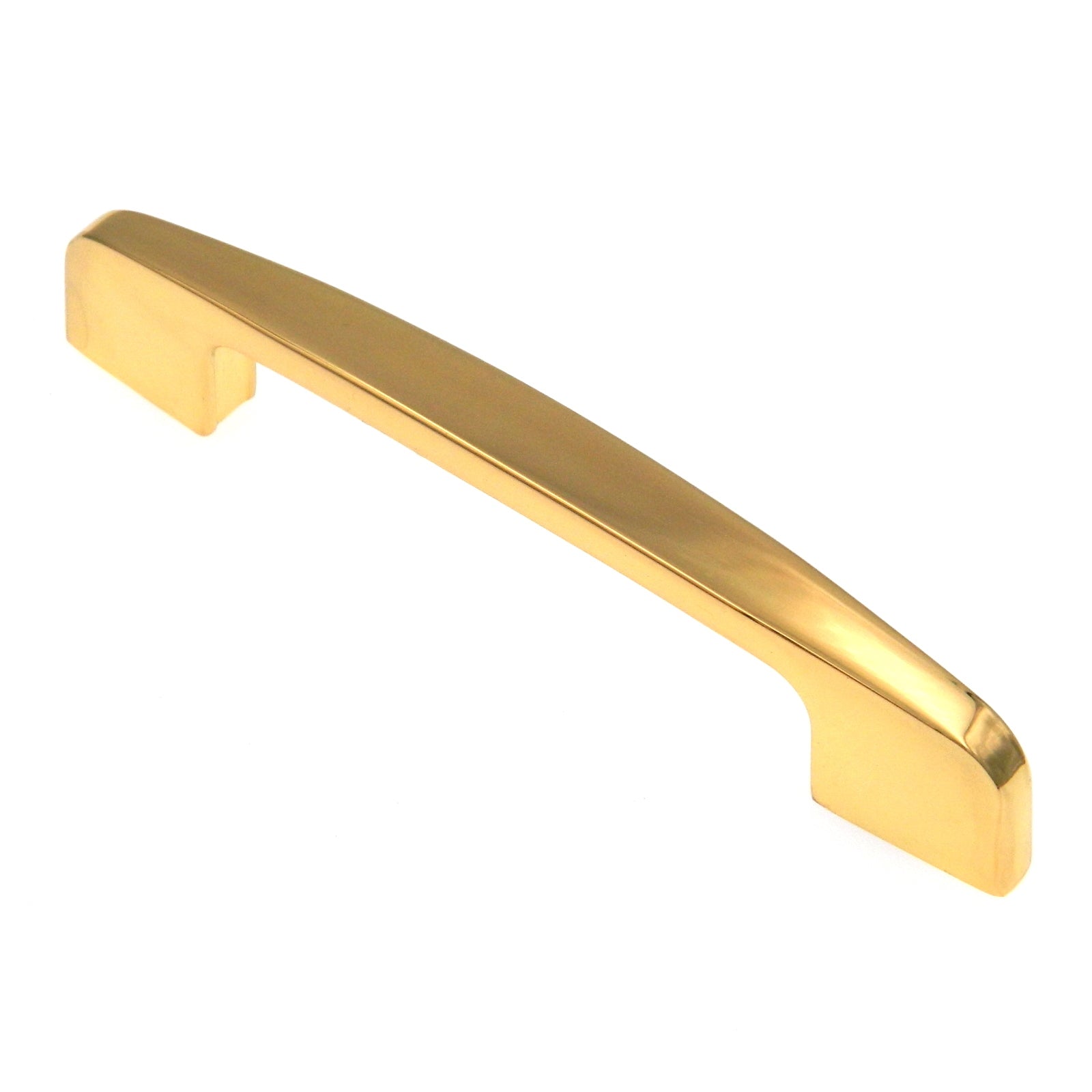 10 Pack Warwick Contemporary Polished Brass 3"cc Solid Cabinet Handle Pull DH1008PB