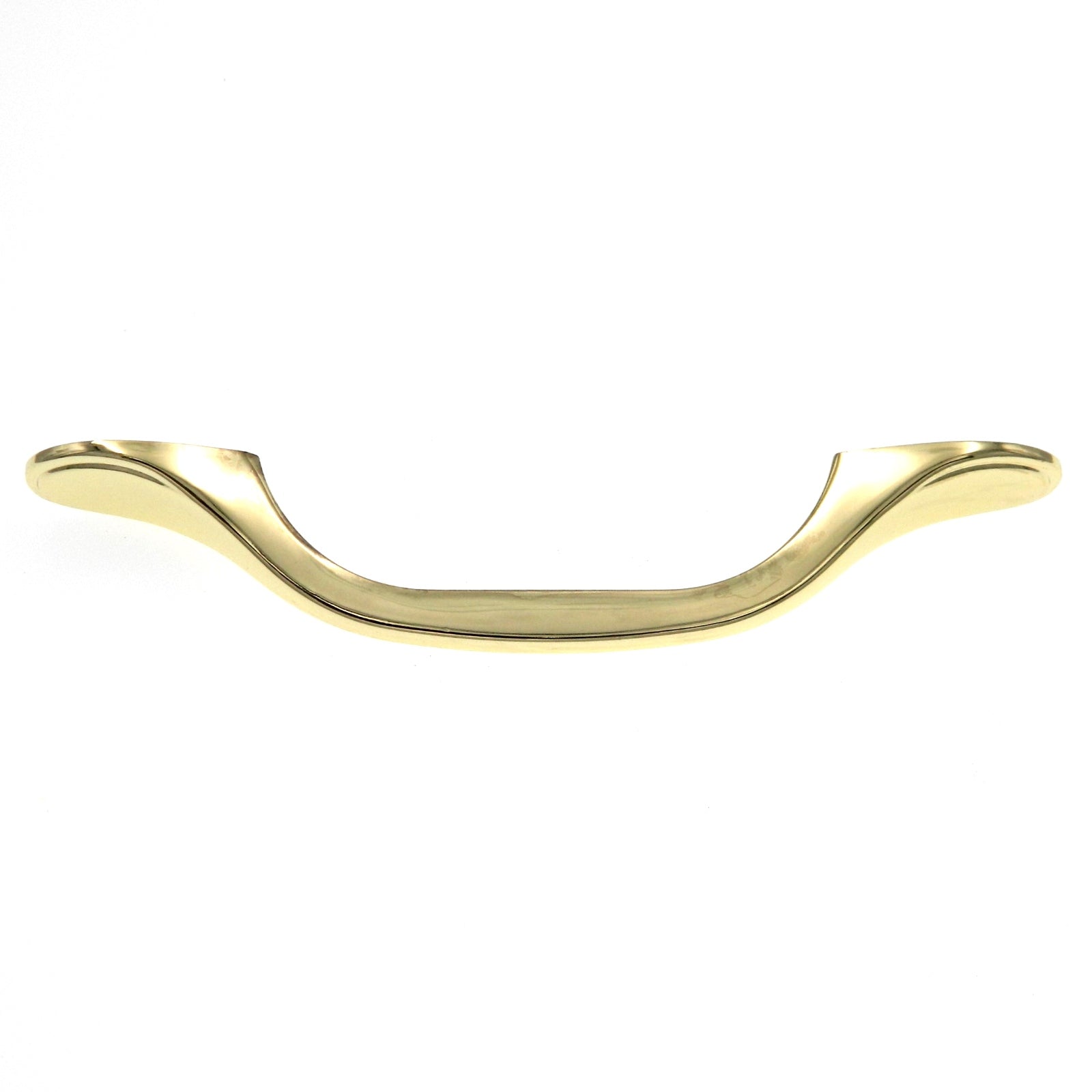 10 Pack Warwick Traditional Polished Brass 3"cc Footed Cabinet Handle Pull DH1010PB